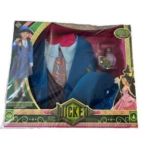 New Jakks Wicked Blue Shiz Uniform Blue 4-6 with lantern